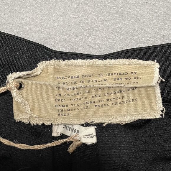 Strivers Row Shorts Black Men 2XL XXL Black Liquid Hoop Vibrant Embroidery Heavy - Picture 6 of 12